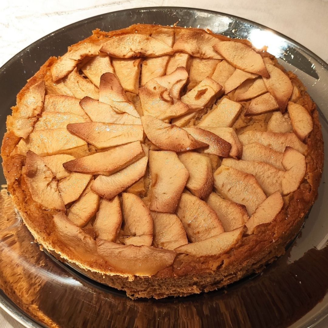 Tarta de manzana 🍎 jugosa y deliciosa! Tarta de manzana 🍎 jugosa y deliciosa!
