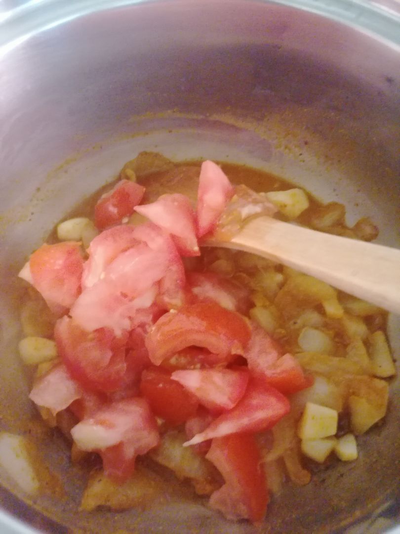 Chana masala Paso 2 Chana masala Paso 2