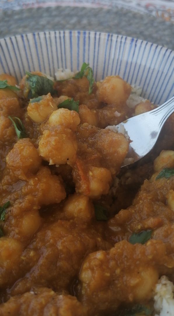 Chana masala Paso 4 Chana masala Paso 4