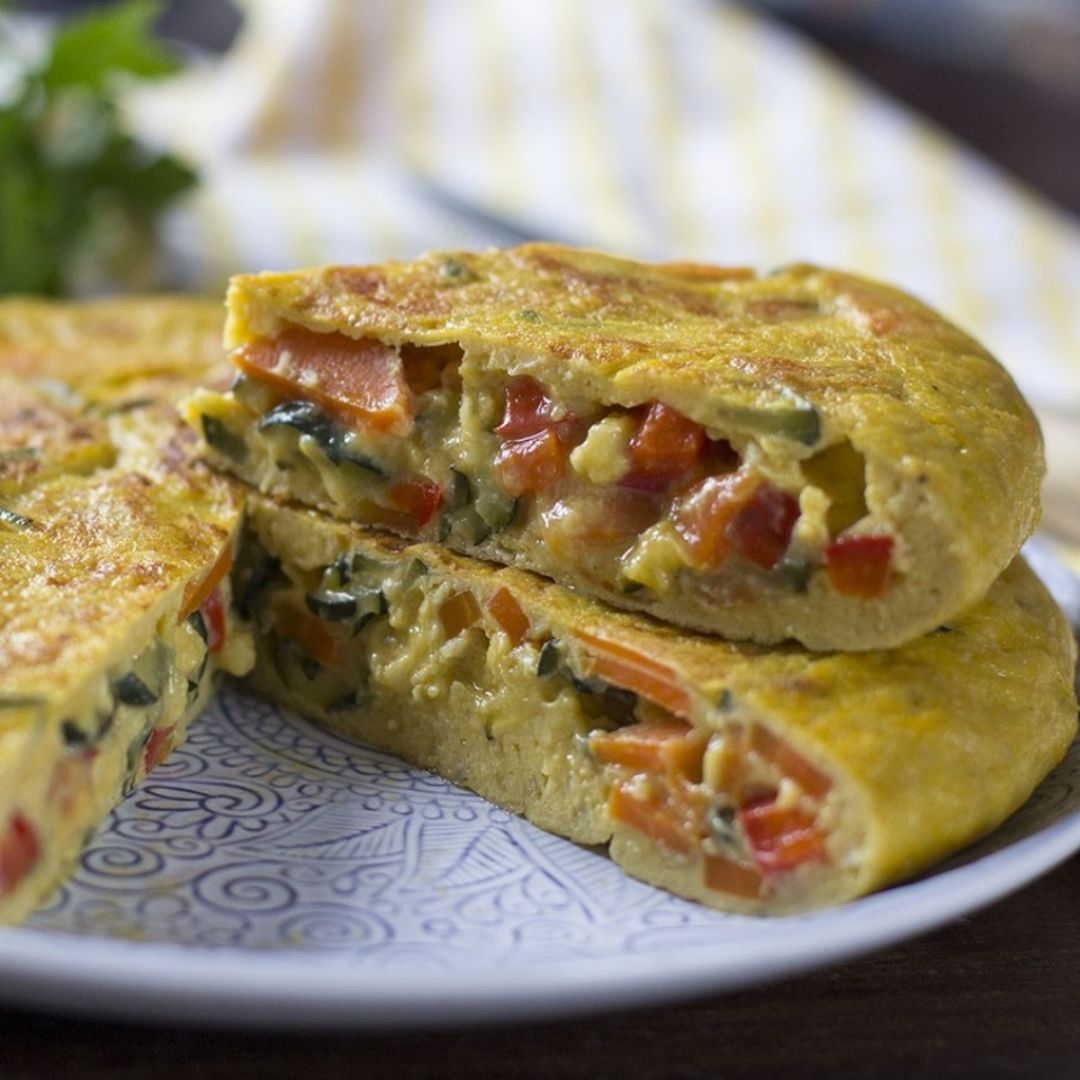 Tortilla de samfaina Tortilla de samfaina