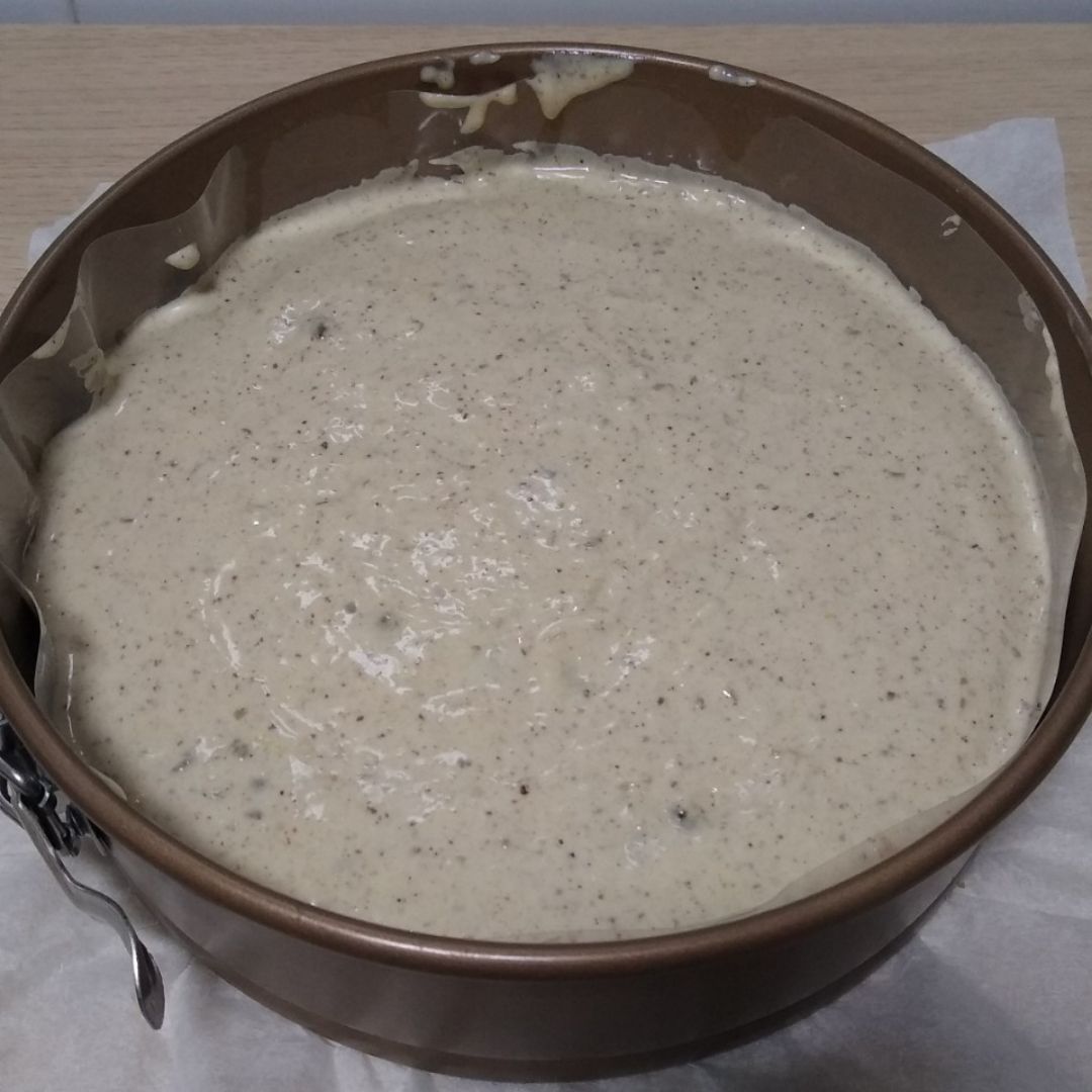 Cheesecake de almendras Paso 4 Cheesecake de almendras Paso 4