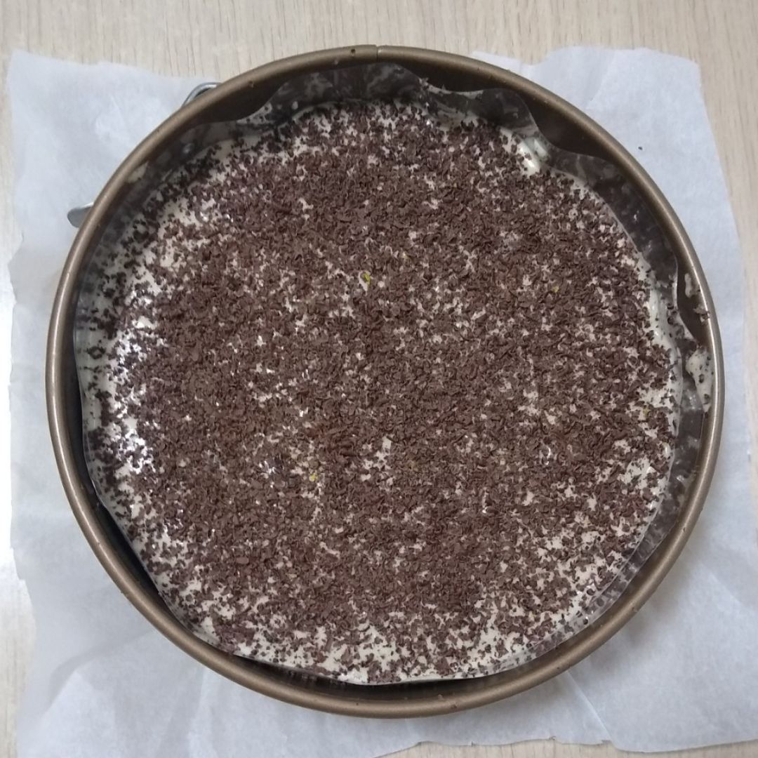 Cheesecake de almendras Paso 5 Cheesecake de almendras Paso 5