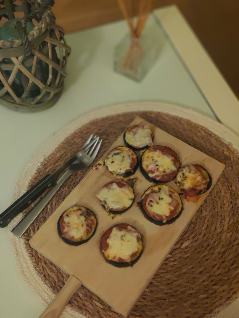 Pizzetas de calabacín Pizzetas de calabacín