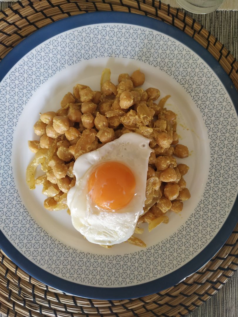 Garbanzos al curry Garbanzos al curry