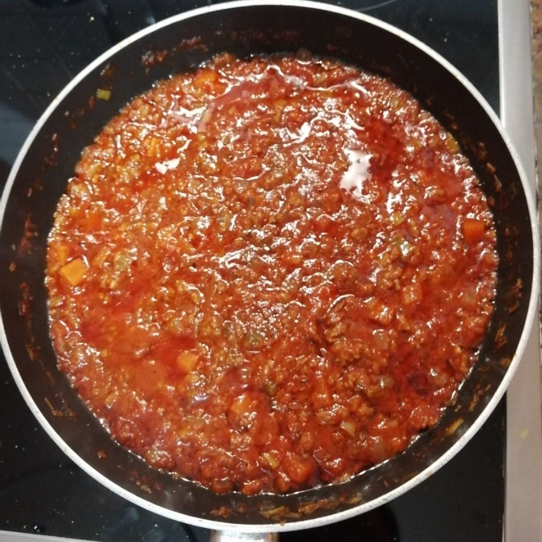 Salsa boloñesa picantita Salsa boloñesa picantita
