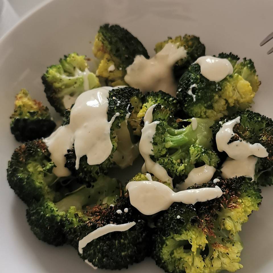 Brócoli con salsa de mostaza Brócoli con salsa de mostaza