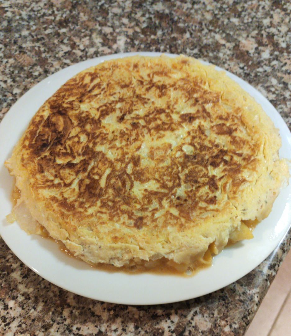 Tortilla de patata al horno.