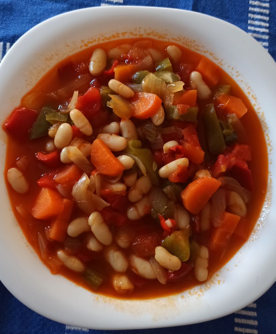 Alubias con verduras Alubias con verduras