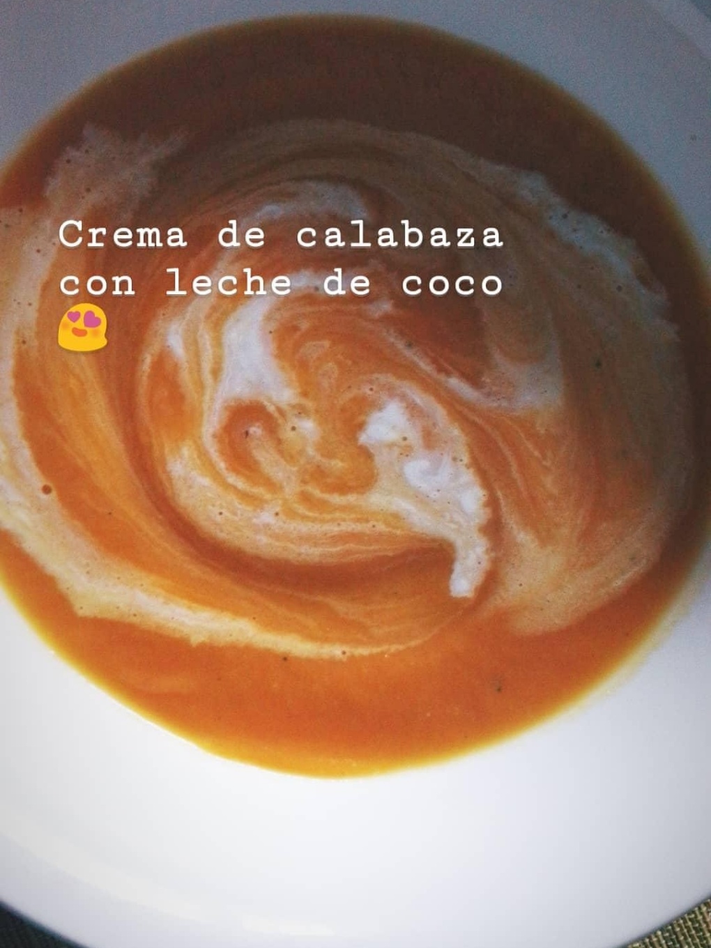 Crema de calabaza 