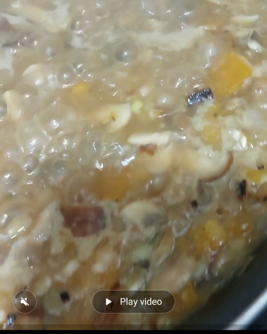 Risotto de arroz integral con setas 🍄 portobello y calabaza 🎃 Paso 6 Risotto de arroz integral con setas 🍄 portobello y calabaza 🎃 Paso 6