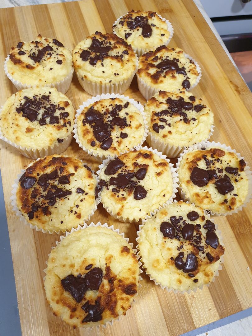 Muffins coco & chocolate negro Muffins coco & chocolate negro