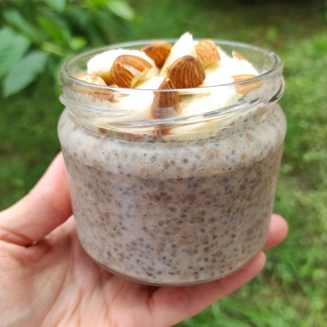 Pudding de chía y banana Pudding de chía y banana