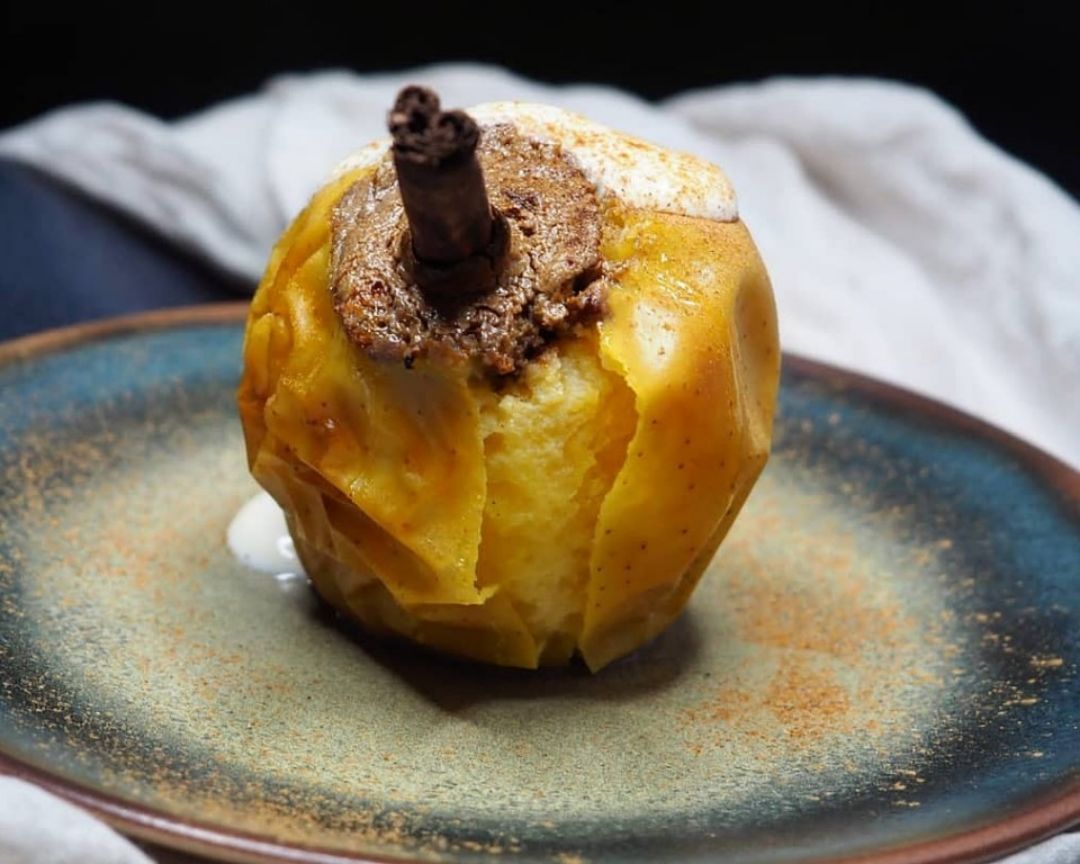 MANZANA ASADA CON TAHINI Paso 6 MANZANA ASADA CON TAHINI Paso 6