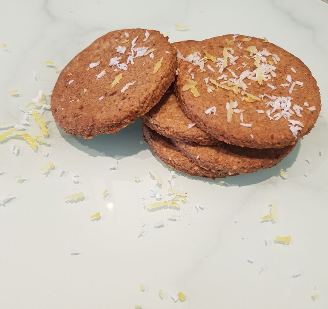 Galletas limón y coco
