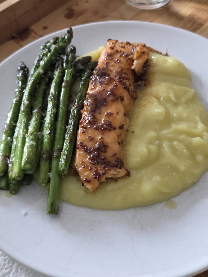 Salmon con miel y mostaza Salmon con miel y mostaza