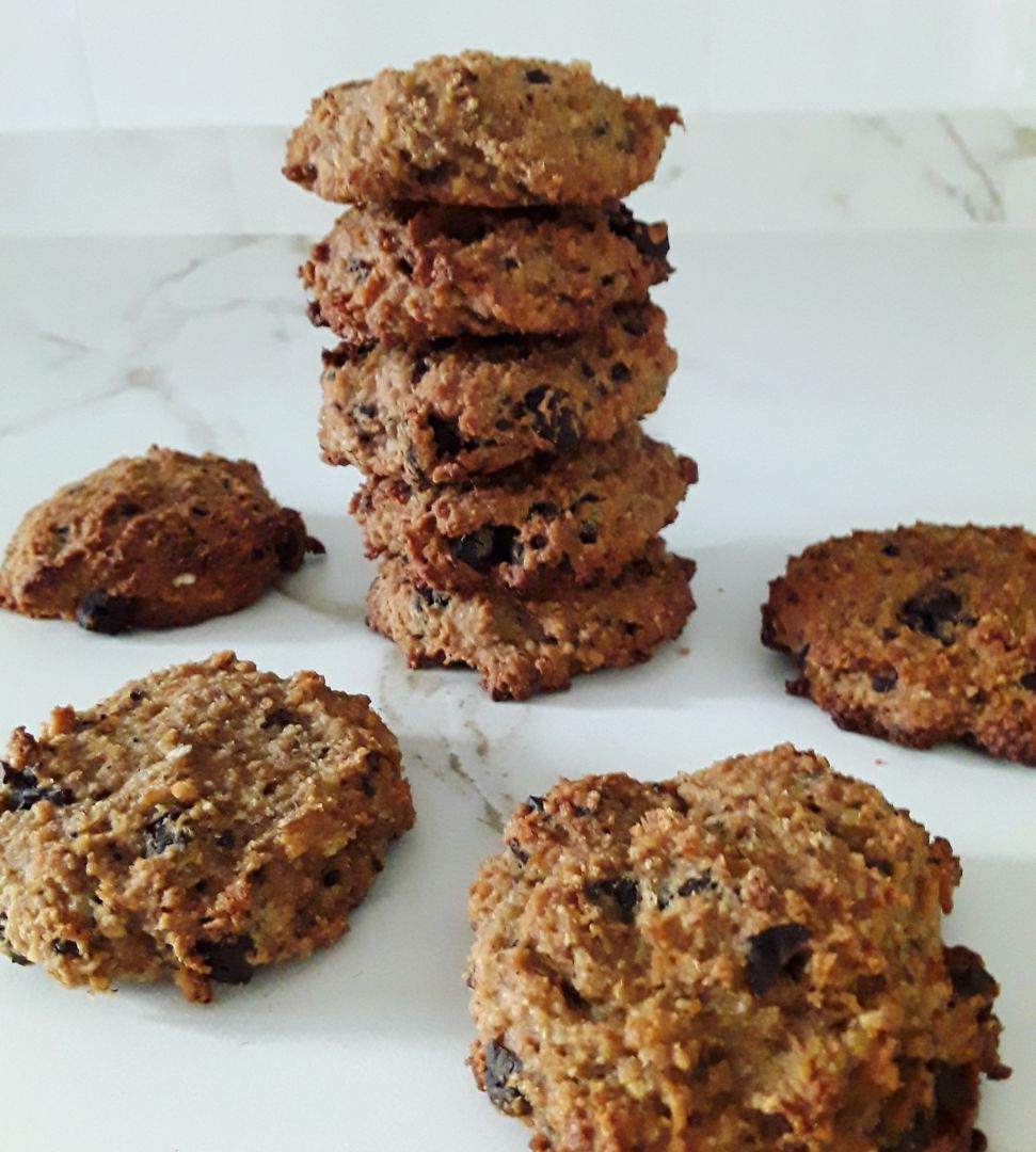 Galletas de plátano y chocolate 🍪 Galletas de plátano y chocolate 🍪