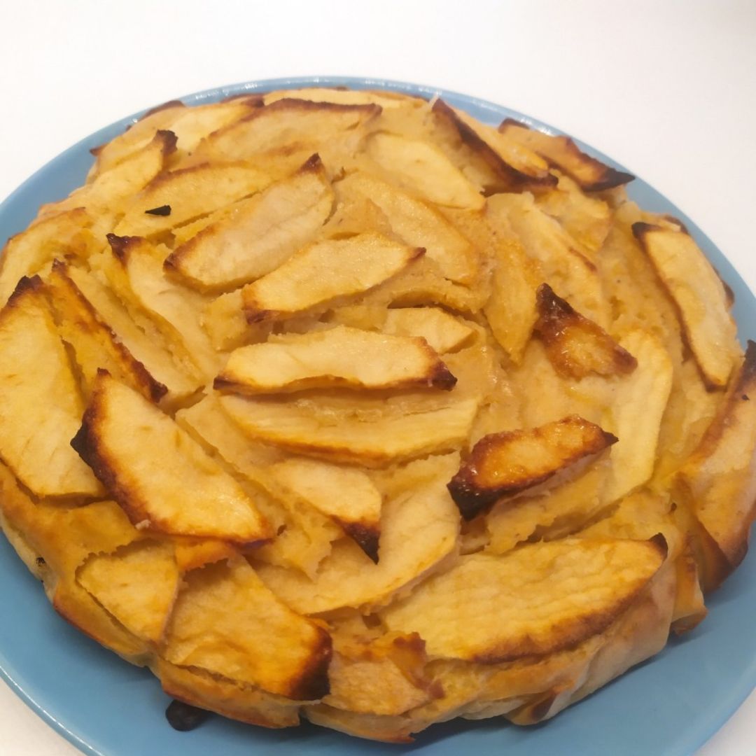 Tarta de manzana jugosa y rica🍏 Tarta de manzana jugosa y rica🍏