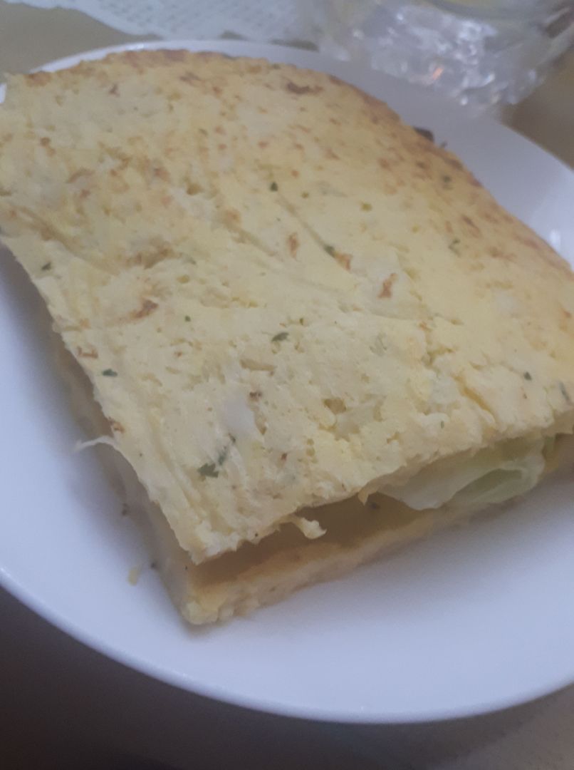 Sándwich con pan de coliflor 🥪 Paso 6 Sándwich con pan de coliflor 🥪 Paso 6