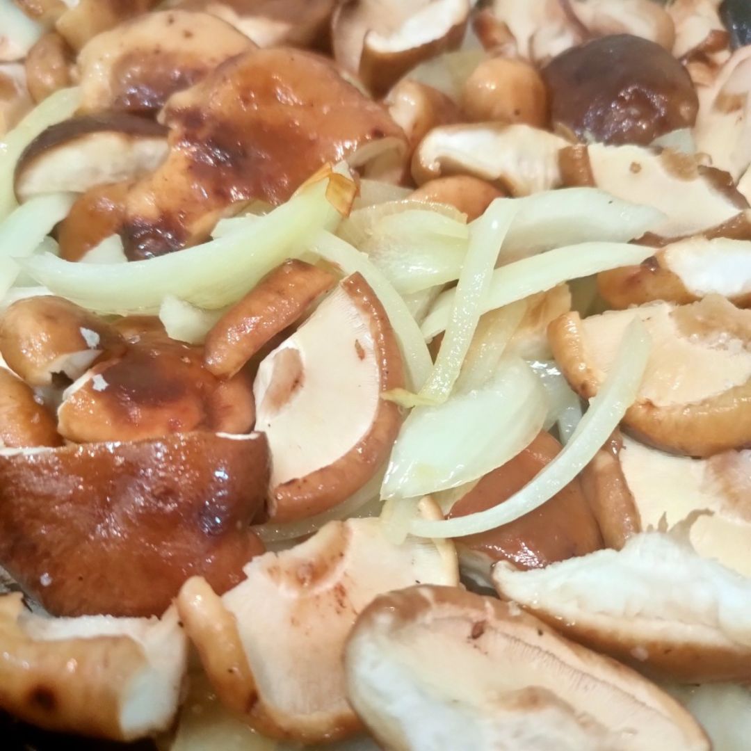 Salsa shitake /coco Paso 1 Salsa shitake /coco Paso 1
