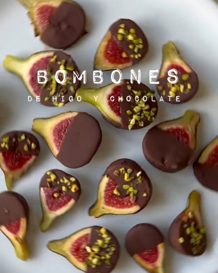 Bombones de higo y chocolate Bombones de higo y chocolate