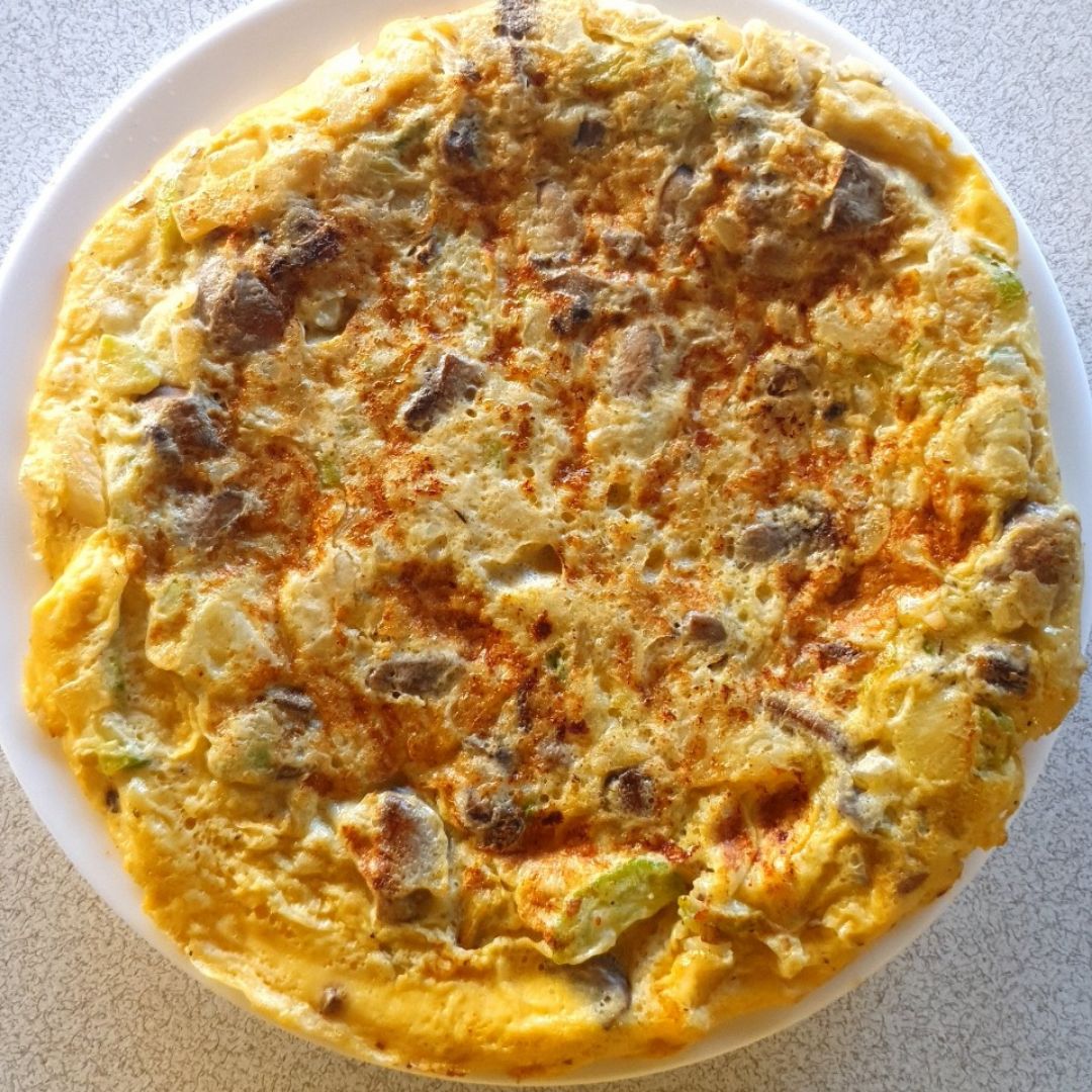 Tortilla imprevista Paso 7 Tortilla imprevista Paso 7