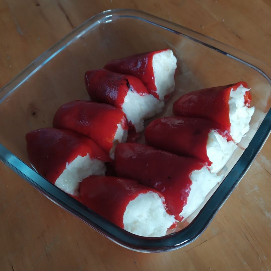 Pimientos piquillo brandada bacalao Pimientos piquillo brandada bacalao