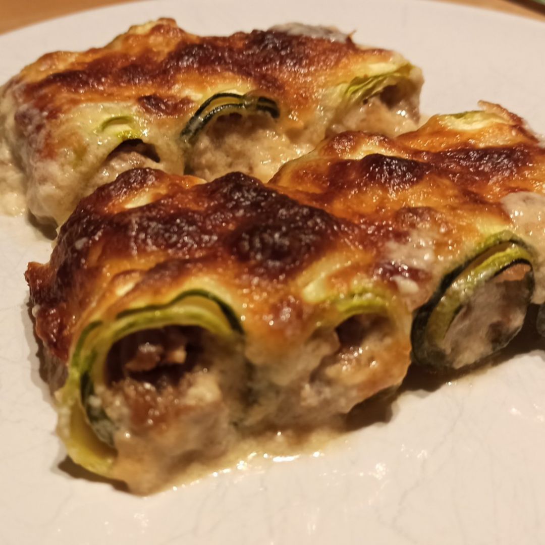 Canelones de calabacín Canelones de calabacín