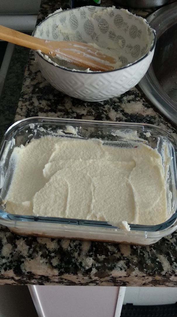 Postre de queso y mango Paso 1 Postre de queso y mango Paso 1