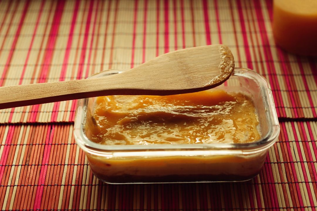 Postre de queso y mangoStep 0