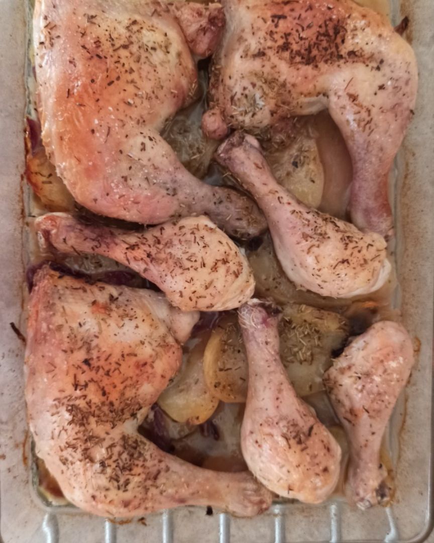 POLLO ASADO CON PATATAS Paso 4 POLLO ASADO CON PATATAS Paso 4