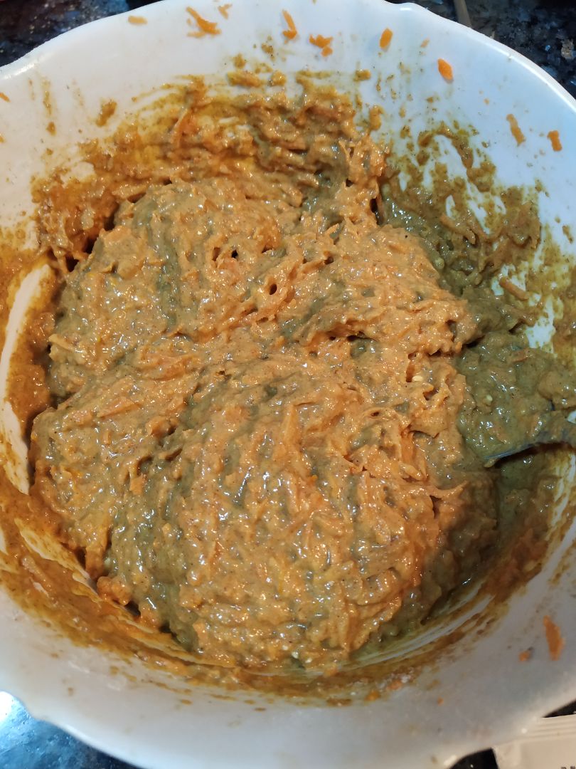 Bizcocho de zanahoria con chocolate y nueces Paso 3 Bizcocho de zanahoria con chocolate y nueces Paso 3