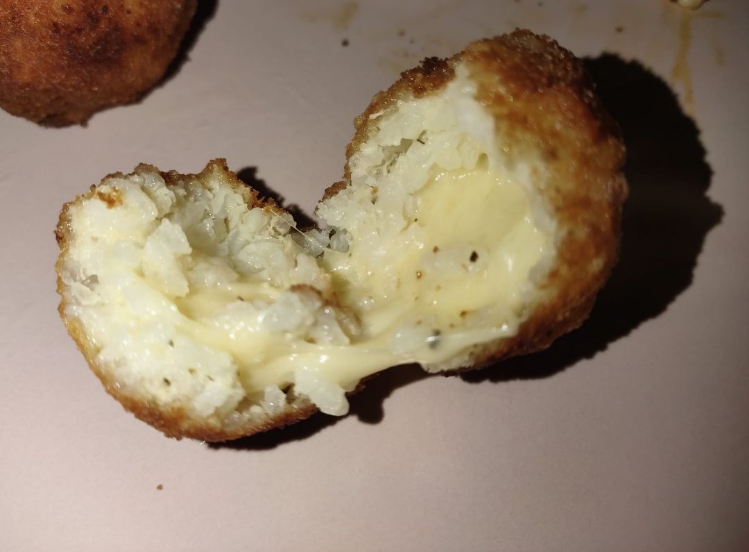 Bolitas de arroz con queso Paso 6 Bolitas de arroz con queso Paso 6