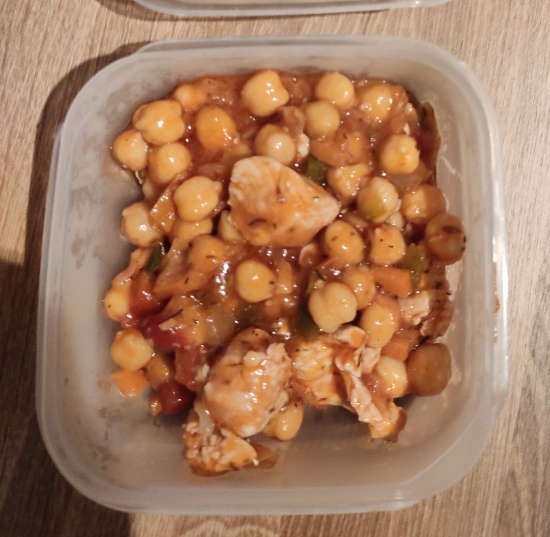 Garbanzos con solomillo de pavo Garbanzos con solomillo de pavo