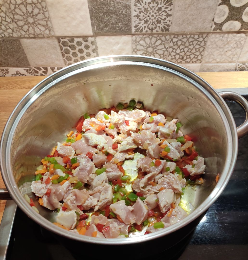 Garbanzos con solomillo de pavo Paso 1 Garbanzos con solomillo de pavo Paso 1
