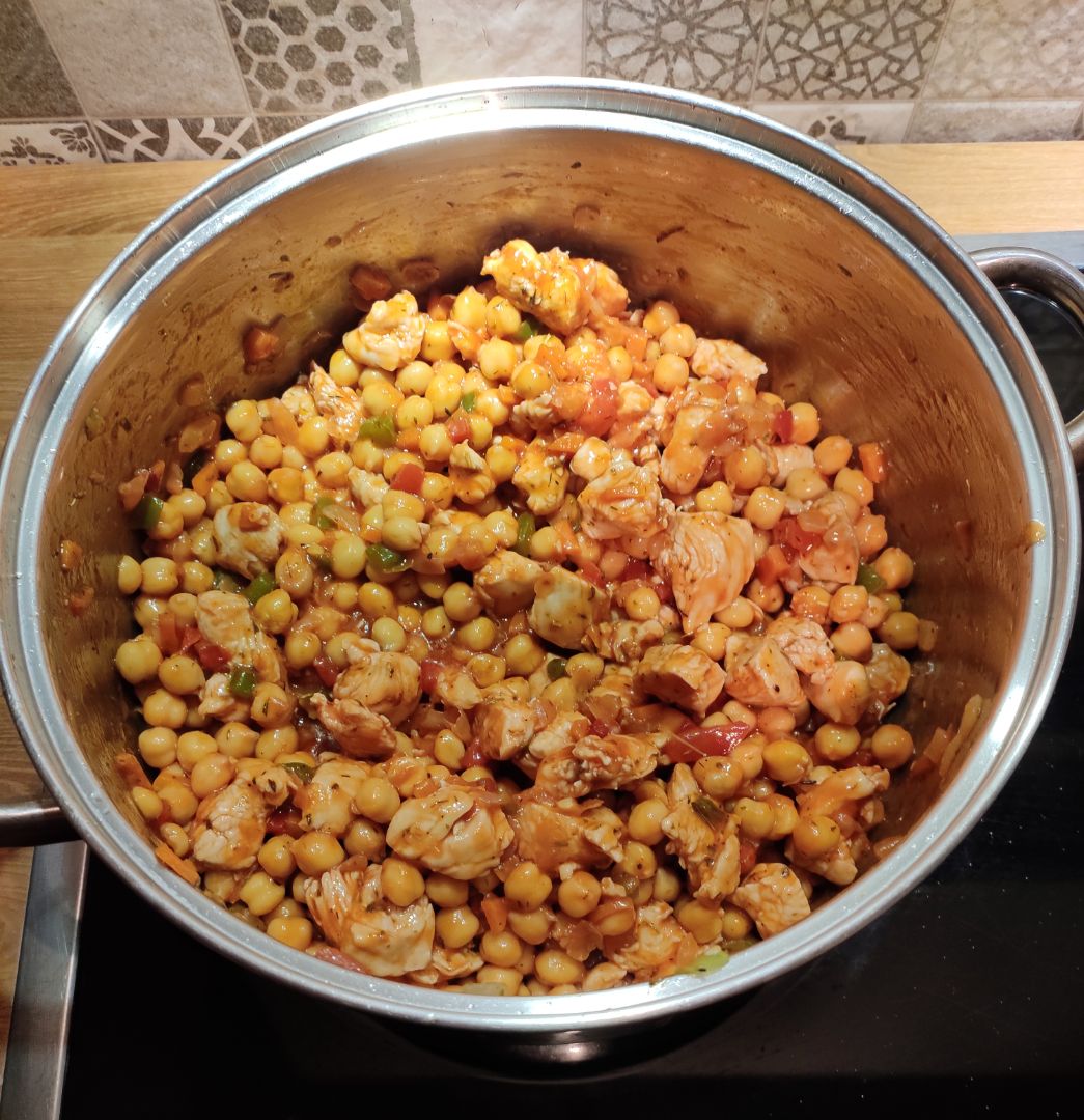Garbanzos con solomillo de pavo Paso 2 Garbanzos con solomillo de pavo Paso 2