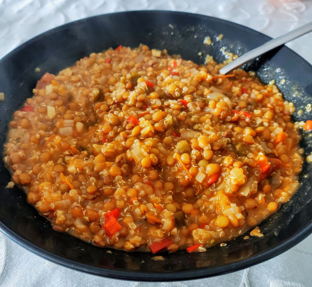 Lentejas con quinoa Lentejas con quinoa