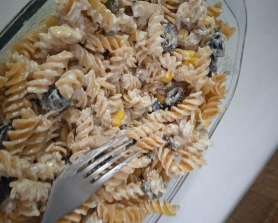 Pasta de lenteja con salsa de yogurt Pasta de lenteja con salsa de yogurt