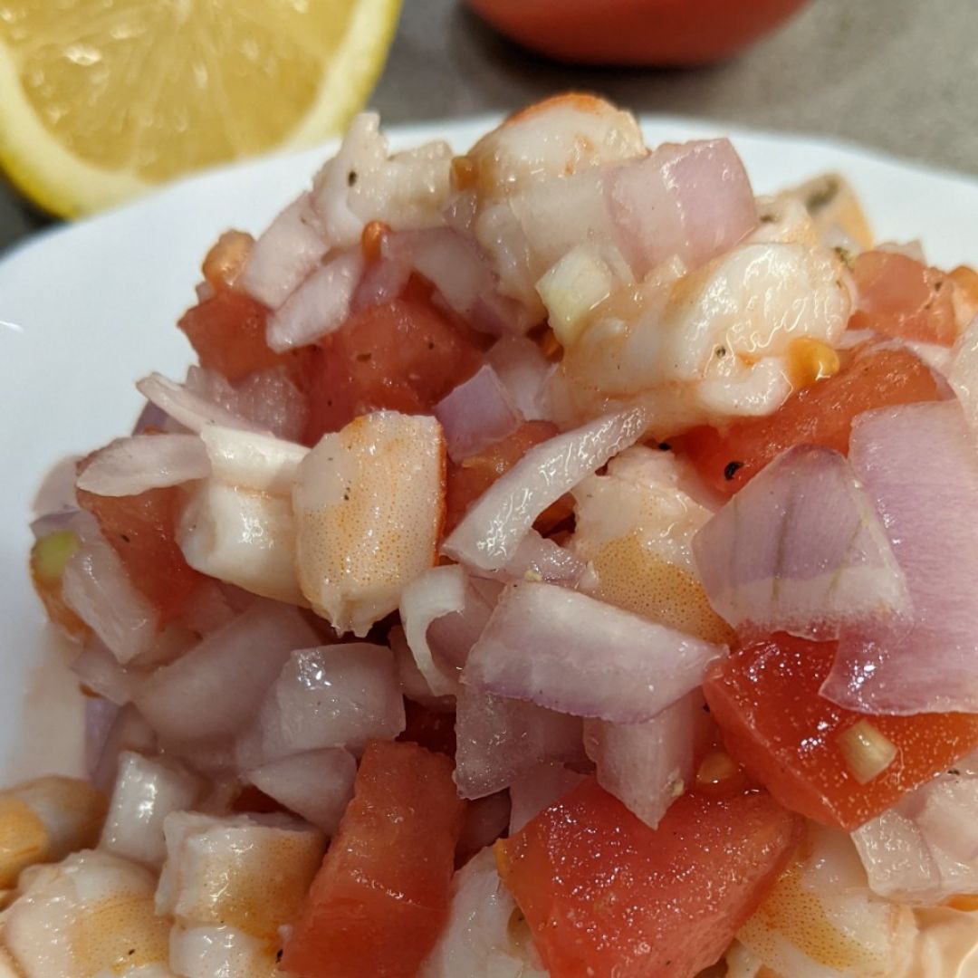 Tartar de langostino Paso 2 Tartar de langostino Paso 2
