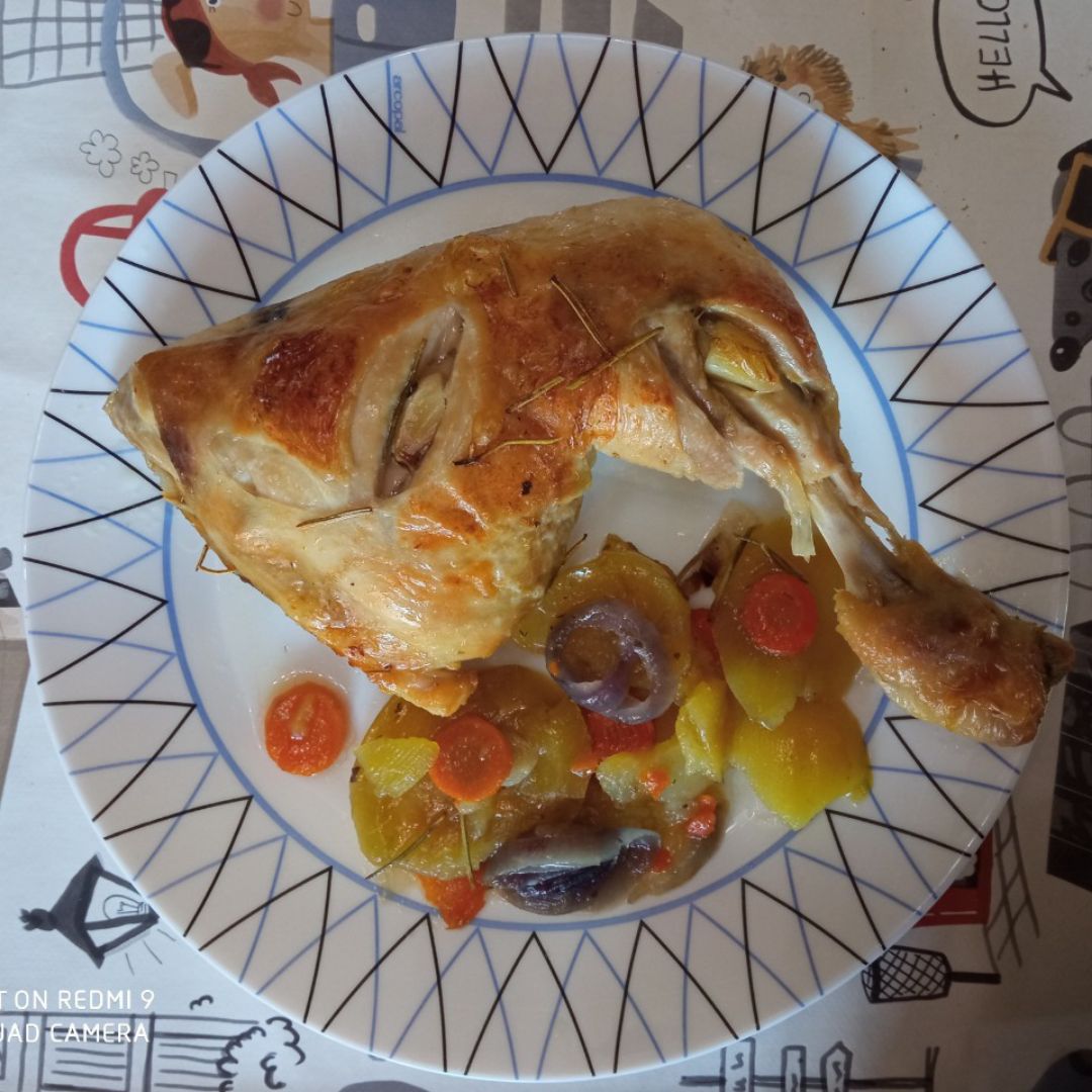 Pollo al horno Paso 5 Pollo al horno Paso 5
