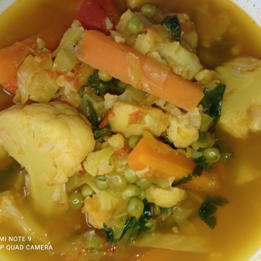 ✨Sopa✨de✨coliflor✨y✨col✨ Paso 2 ✨Sopa✨de✨coliflor✨y✨col✨ Paso 2