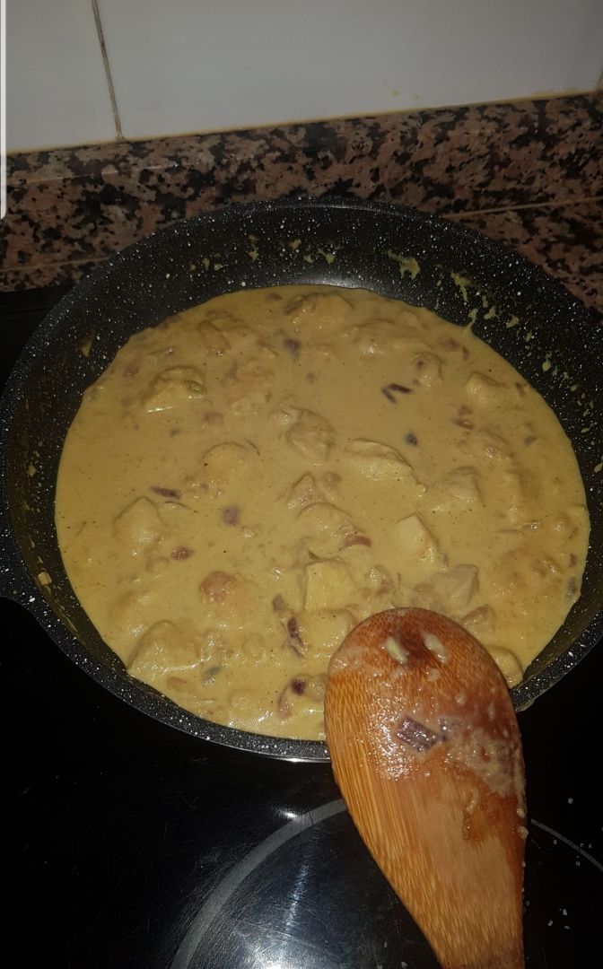 Pollo al curry Step 0