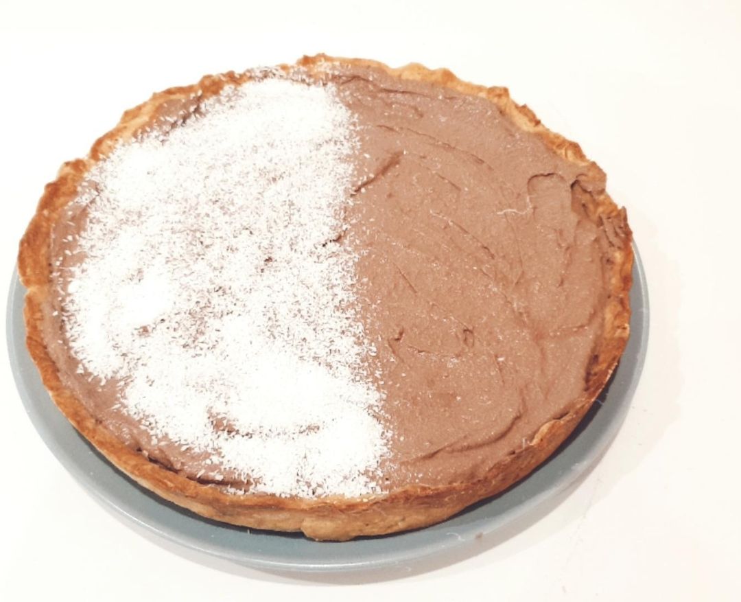 Tarta de tofu y chocolate Tarta de tofu y chocolate