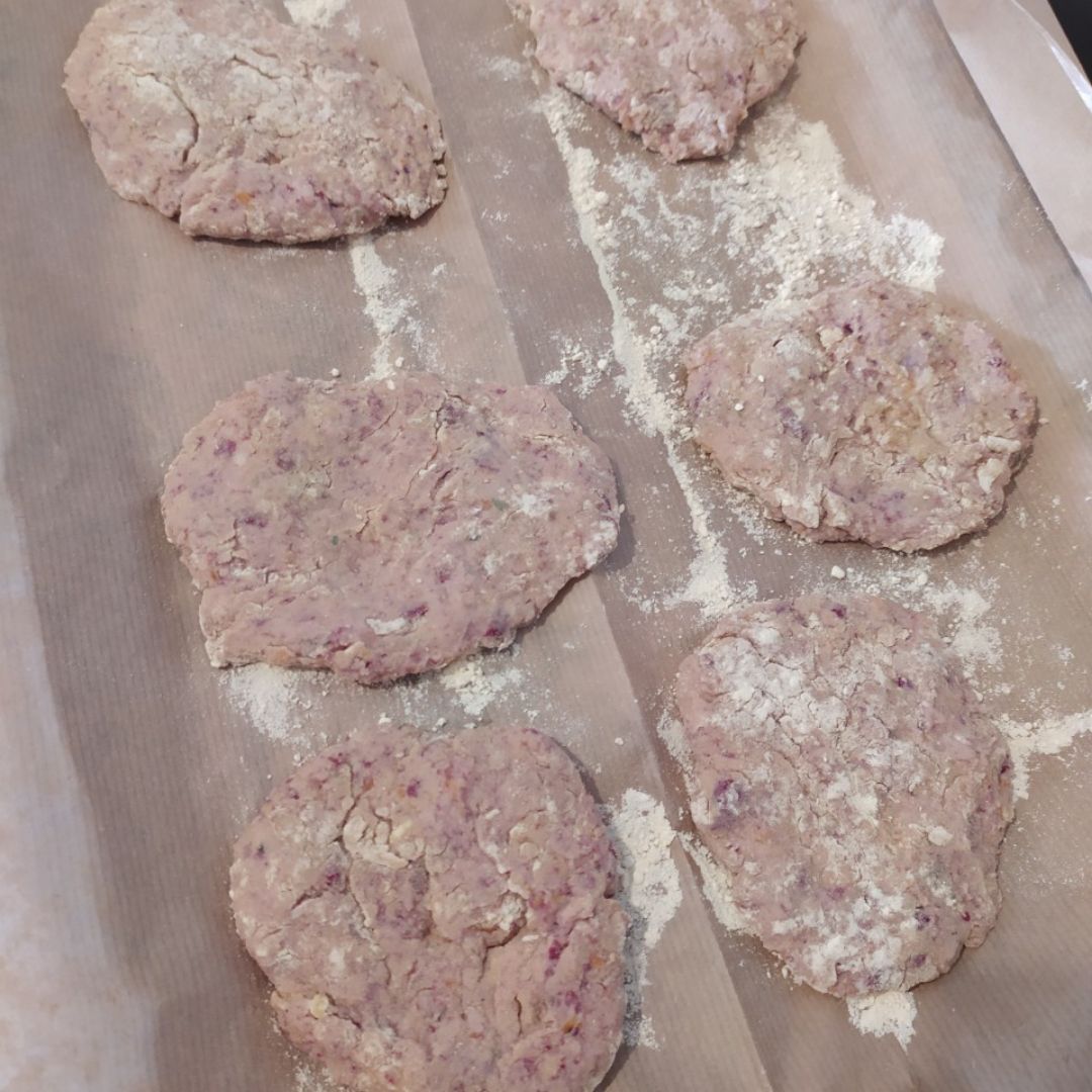 Hamburguesa de alubias rojas y arroz 🍔 Paso 2 Hamburguesa de alubias rojas y arroz 🍔 Paso 2
