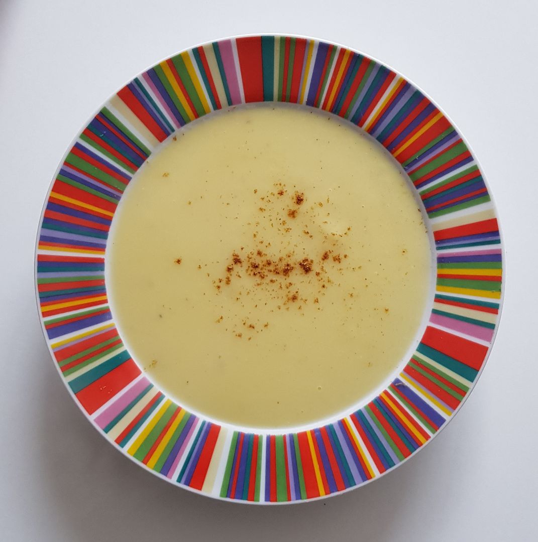 Crema de puerro y patata Crema de puerro y patata