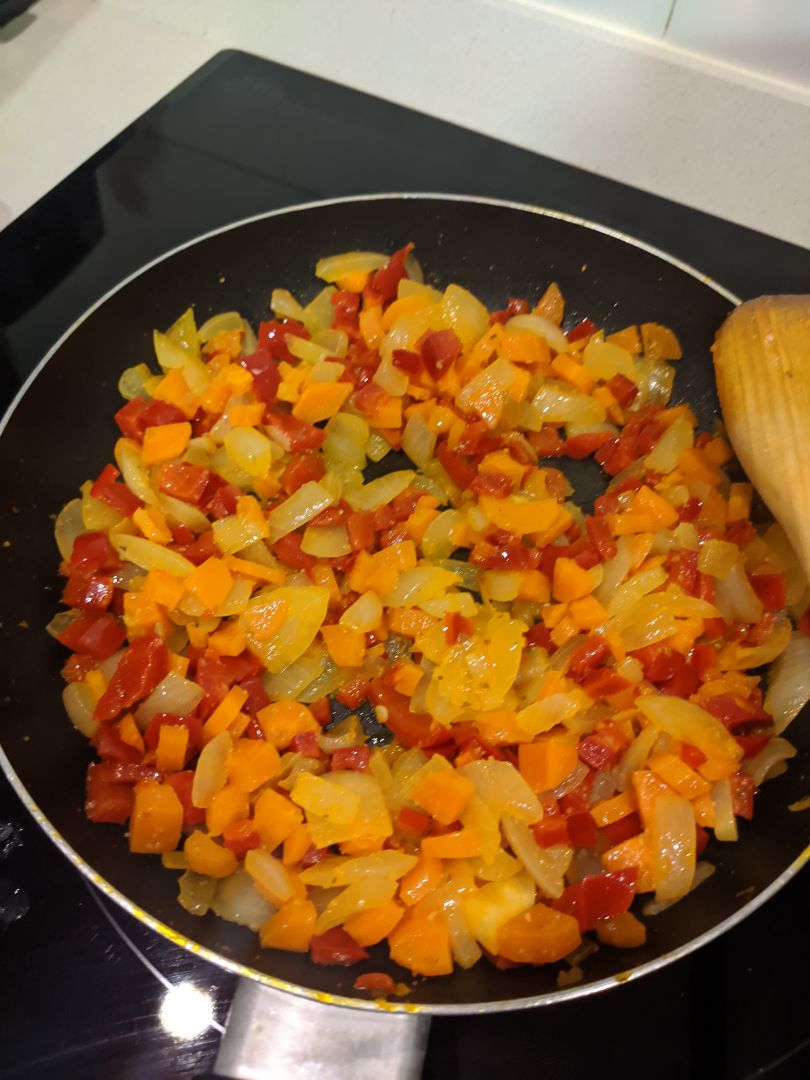 Lasaña de verduras Paso 1 Lasaña de verduras Paso 1