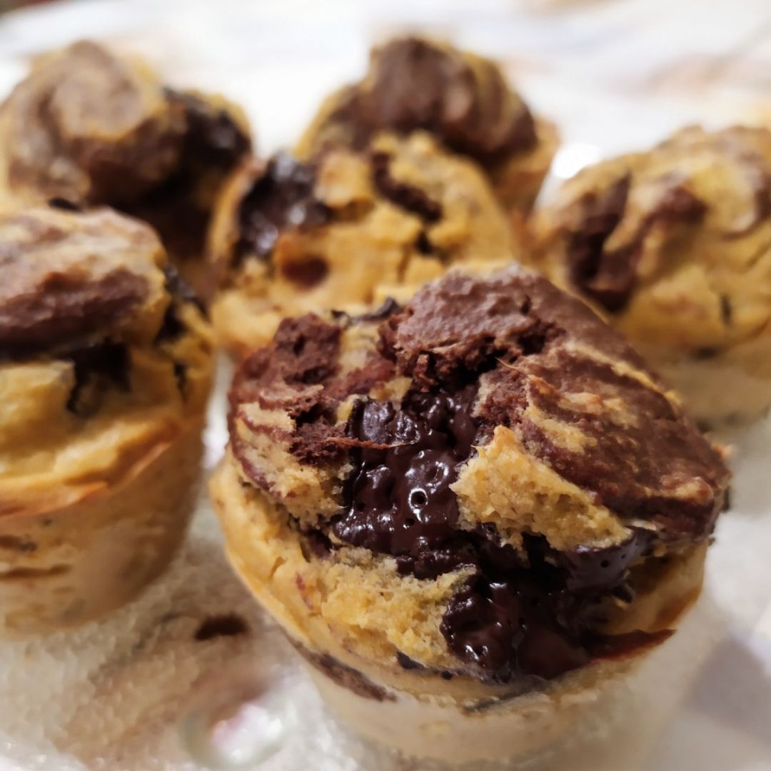 Muffins de mandarina y chocolate 🍊🍫 Muffins de mandarina y chocolate 🍊🍫