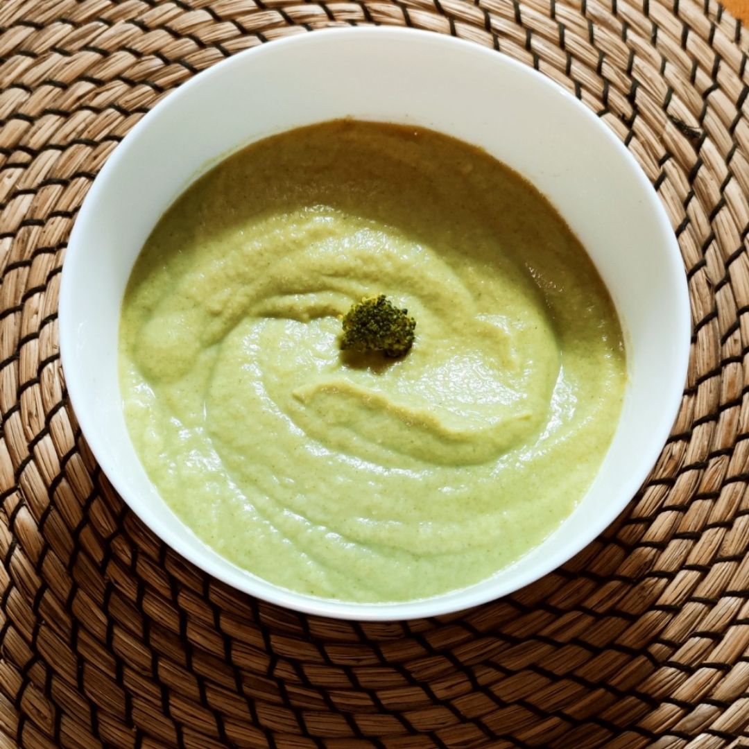 Cremosa de brócoli al queso Azul Cremosa de brócoli al queso Azul