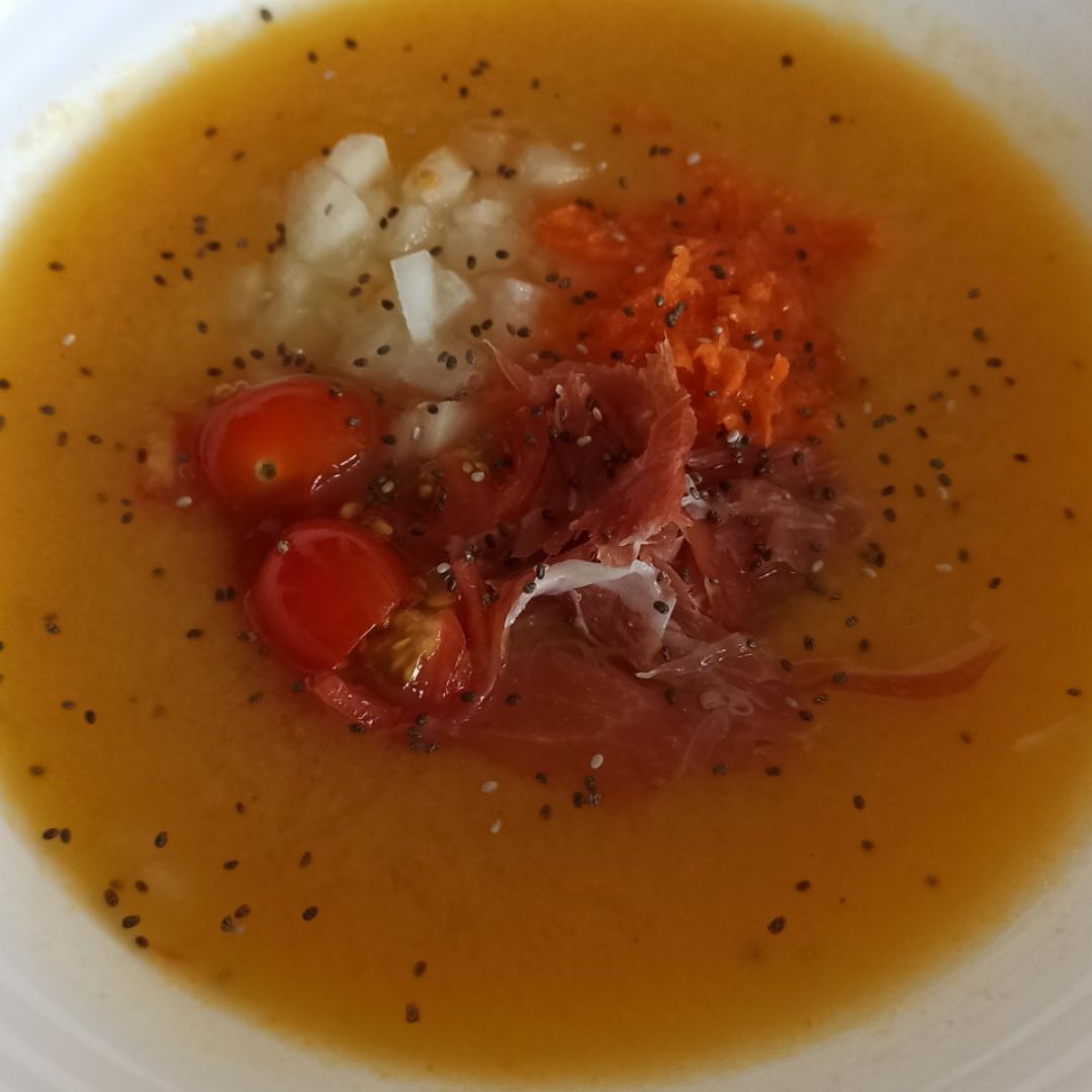 Salmorejo de calabaza Salmorejo de calabaza