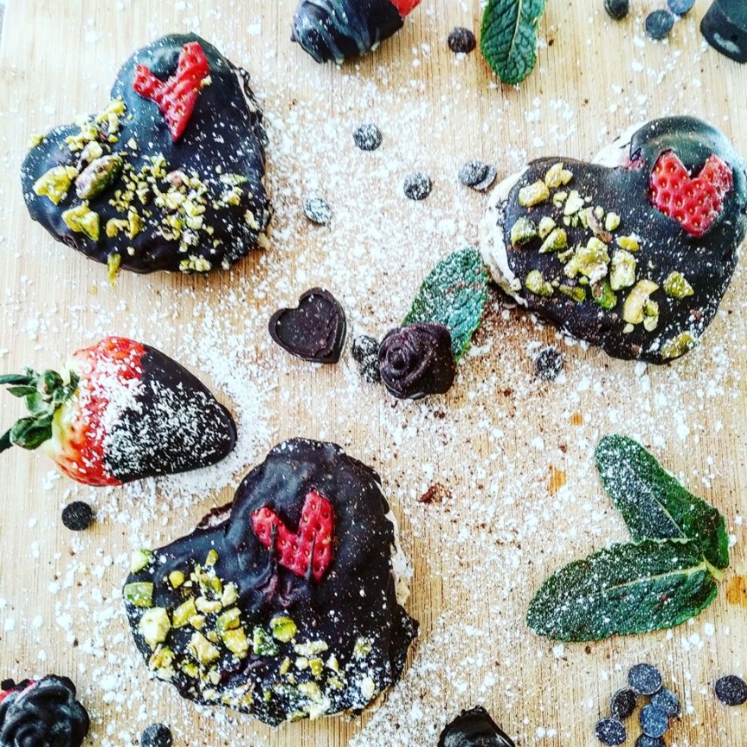 Bizcochitos rellenos de crema de Petit-Suisse