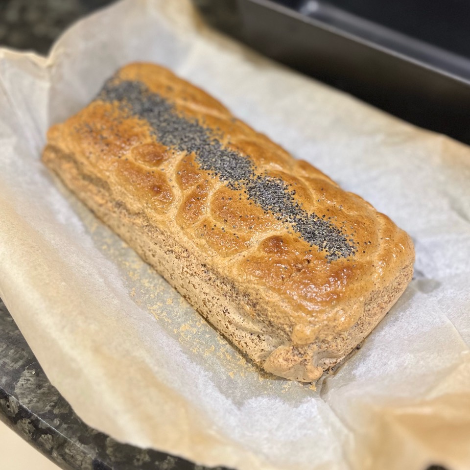 Pan de lino y almendra express Pan de lino y almendra express
